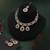 Light purple color kundan necklace set
