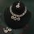 Light green color kundan necklace set