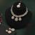 White color kundan necklace set