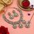 White color kundan necklace set