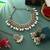 White color kundan necklace set