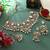 White color kundan necklace set