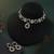 Black color kundan necklace set