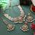 White color kundan necklace set