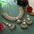 Green color kundan necklace set