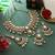 White color kundan necklace set