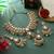 Multi color kundan necklace set