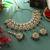 Green color kundan necklace set