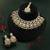 Green color kundan necklace set