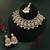 White color kundan necklace set