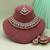 Pink color kundan necklace set