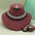 Rama green color kundan necklace set