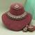 Gold color kundan necklace set