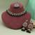 Rama green color kundan necklace set