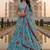 Elegant Satin Pleated Digital Print Lehenga with Blouse & Dupatta | Premium Party Wear | With Cancan Attached