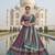 Elegant Satin Pleated Digital Print Lehenga with Blouse & Dupatta | Premium Party Wear | With Cancan Attached