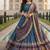 Elegant Satin Pleated Digital Print Lehenga with Blouse & Dupatta | Premium Party Wear | With Cancan Attached