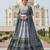 Elegant Satin Pleated Digital Print Lehenga with Blouse & Dupatta | Premium Party Wear | With Cancan Attached