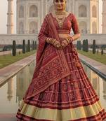 Elegant Satin Pleated Digital Print Lehenga with Blouse & Dupatta | Premium Party Wear | With Cancan Attached