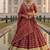 Elegant Satin Pleated Digital Print Lehenga with Blouse & Dupatta | Premium Party Wear | With Cancan Attached