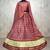 Elegant Satin Pleated Digital Print Lehenga with Blouse & Dupatta | Premium Party Wear | With Cancan Attached