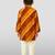 mustard rayon kurta with cream pyjama - traditional lehariya print set