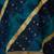 navy blue rayon kurta with cream pyjama - traditional lehariya print set