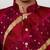 purple rayon kurta with cream pyjama - traditional lehariya print set