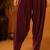 maroon plain  velvet salwar