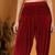 Red plain  velvet salwar