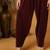 maroon plain  velvet salwar
