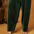 green plain  velvet salwar
