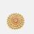 Gold plated kundan multicolor Stone ring