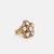 Gold plated kundan ring