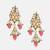 Gold plated kundan Multicolor stone choker Necklace Set