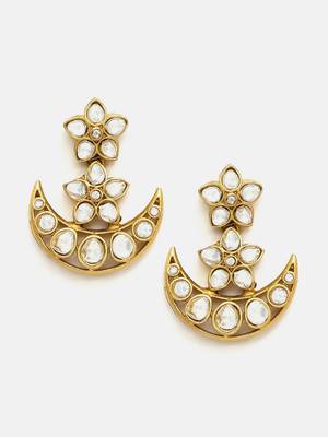 Gold plated kundan Necklace Set 5