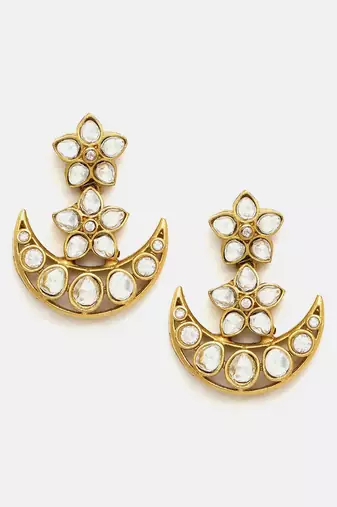 Gold plated kundan Necklace Set