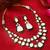 Gold plated kundan Layered Necklace Set
