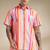 Multicolor woven cotton shirt