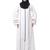 front open with zip contrast piping at front and sleeves matt nida abaya with hijab