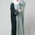 embroidery at fron and sleeves contrast front open kaftan abaya with  hijab