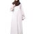 embroidery at sleeve 2 side pocket front open abaya