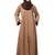 embroidery at sleeve 2 side pocket front open abaya