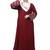 sleeves and hijab flowers and lines embroidry front open abaya