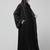 both front shoulder to bottom , sleeves and hijab hand embroidered with inner cardigan style abaya with hijab