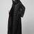 both front shoulder to bottom , sleeves and hijab stone hand embroidered with inner cardigan style abaya with hijab