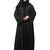 both front shoulder to bottom , sleeves and hijab stone hand embroidered with inner cardigan style abaya with hijab