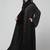 both front shoulder to bottom , sleeves and hijab stone hand embroidered with inner cardigan style abaya with hijab