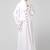 both front shoulder to bottom , sleeves and hijab stone hand embroidered with inner cardigan style abaya with hijab