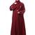 sleeves hand embrodery front open dubai style abaya with embroidered nida hijab